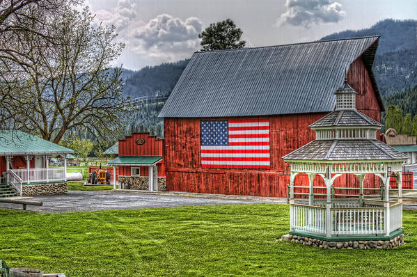 Hdr Art Print featuring the photograph Feeling Patriotic by Brad Granger