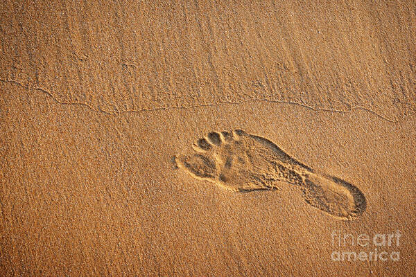 Activity Art Print featuring the photograph Foot Print by Carlos Caetano