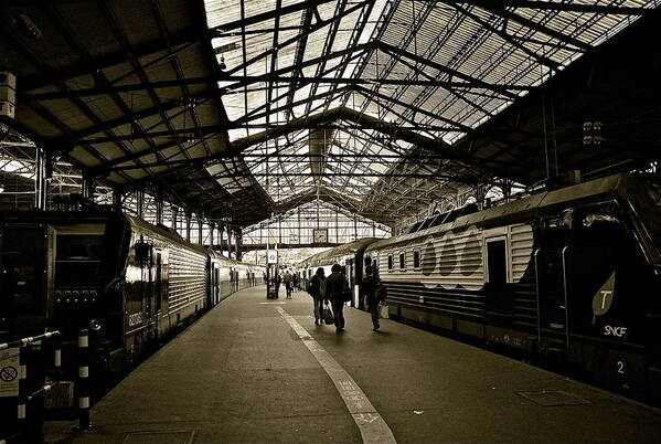 Paris Art Print featuring the photograph Gare de Saint Lazare by Eric Tressler