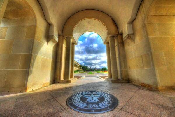 Texas A&m Art Print featuring the photograph Gateway to a New Life by David Morefield