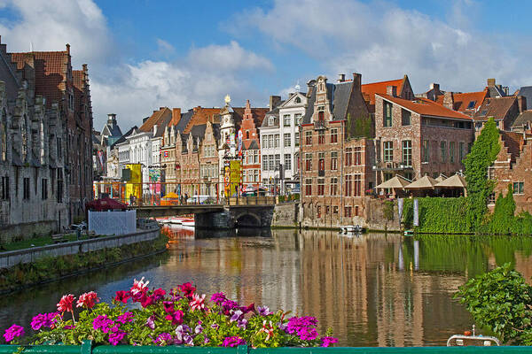 Europe Art Print featuring the photograph Ghent Belgium by David Freuthal