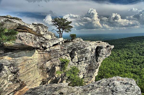 Hanging Rock State Park Art Print featuring the photograph Hanging Below The Sky by Adam Jewell