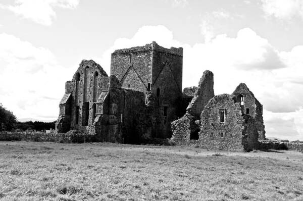 Ireland Art Print featuring the photograph Hore Abbey by Leslie Lovell