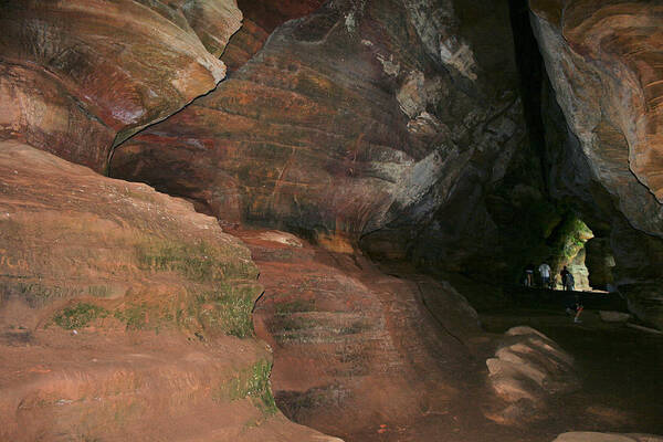 Huge Musky Cave Art Print featuring the photograph Huge Musky Cave by Richard Gregurich