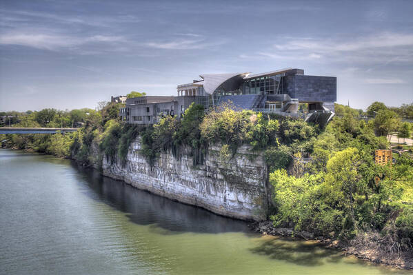 Chattanooga Art Print featuring the photograph Hunter Museum by David Troxel