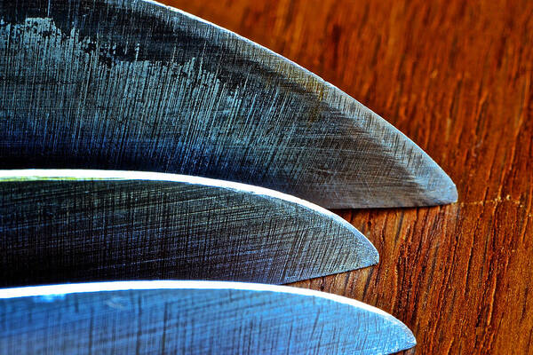 Knife Art Print featuring the photograph Knives by Bill Owen