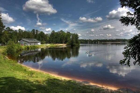 Lake Art Print featuring the photograph Lenape Afternoon by John Loreaux