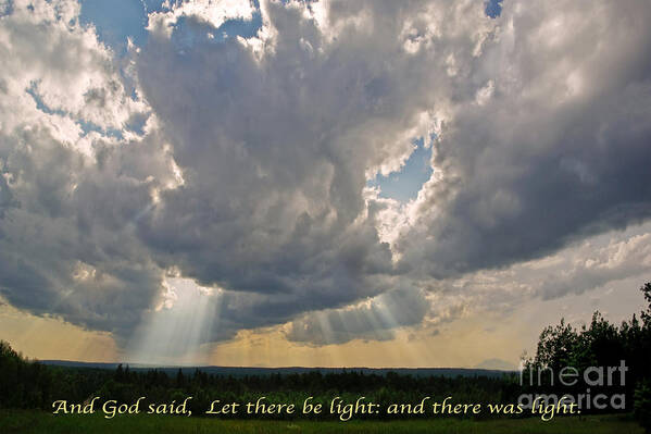 Landscape Art Print featuring the photograph Let there be light by John Stephens