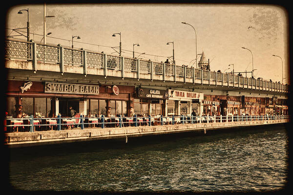 Bridges Art Print featuring the photograph Life on the Water by Joan Carroll