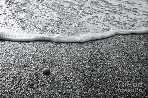 Pacific Art Print featuring the photograph Lonely pebble by Olivier Steiner