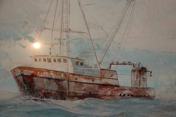 Lost Art Print featuring the photograph Lost At Sea by Jim Cook