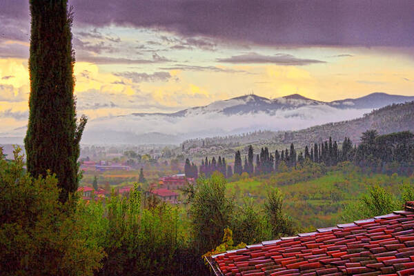 Toscana Art Print featuring the photograph Lucca dal nord by Fred J Lord