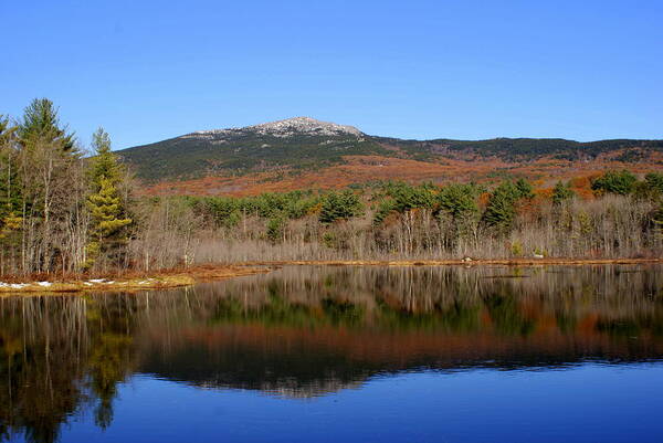 Mountain Art Print featuring the photograph Monadnock in late Fall by Lois Lepisto