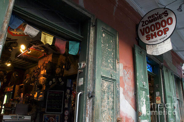 New Orleans Art Print featuring the photograph New Orleans Voodoo Shop by Jeanne Woods