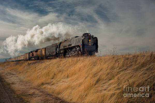 Train Art Print featuring the photograph Old 844 by Dennis Hammer