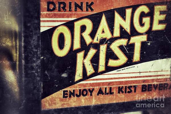 Grunge Art Print featuring the photograph Orange Kist by Traci Cottingham