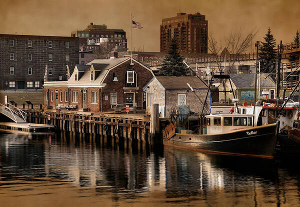 Fishing Boat Art Print featuring the photograph Pedlar by Robin-Lee Vieira