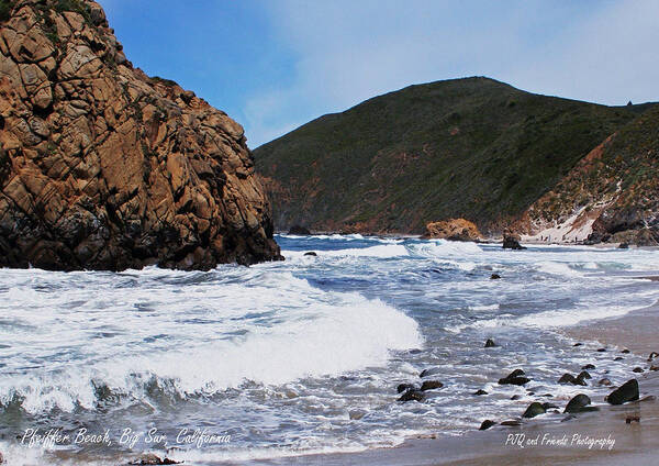  Art Print featuring the photograph 'Pfeiffer Beach Day' by PJQandFriends Photography