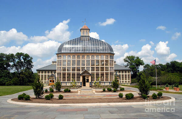 Architecture Art Print featuring the photograph Rawlings Conservatory and Botanic Gardens of Baltimore 2 by Walter Neal
