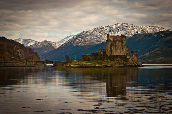 Reflection Art Print featuring the photograph Reflection at Eilean Donan by Chris Boulton