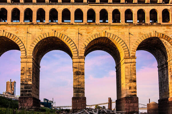 Arches Art Print featuring the photograph Roman Arches by Semmick Photo