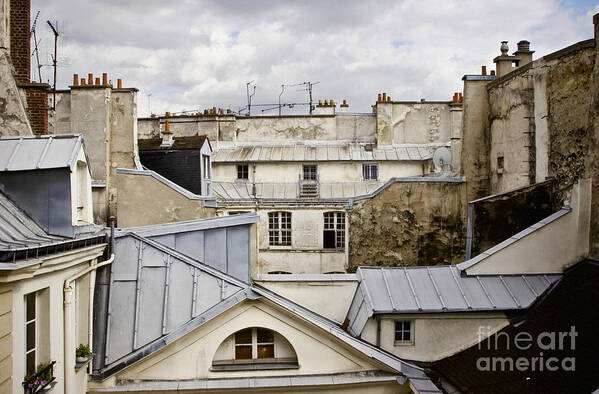 Paris Art Print featuring the photograph Roof Tops by RicharD Murphy