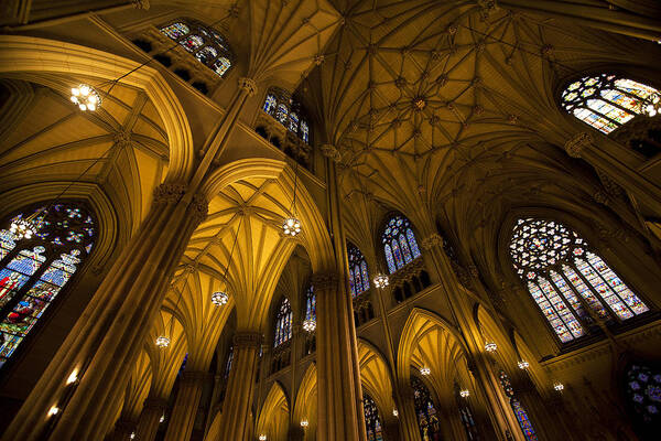 St Patrick's Cathedral Art Print featuring the photograph Sanctuary by Sara Hudock