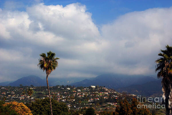 Santa Barbara Art Print featuring the photograph Santa Barbara Hills California by Susanne Van Hulst