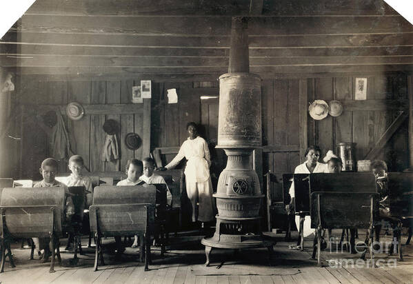 1916 Art Print featuring the photograph Segregated School, 1916 by Granger