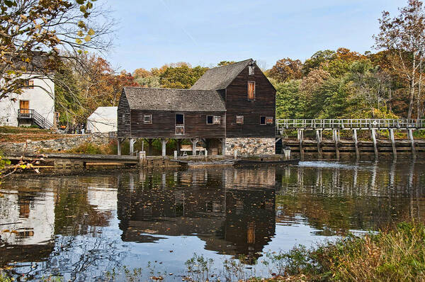  Art Print featuring the photograph Sleepy Hollow Mill by Cathy Kovarik