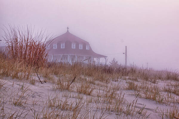 St Marys Cape May Point New Jersey Art Print featuring the photograph St Marys From The Beach by Tom Singleton