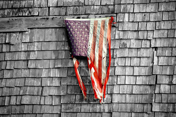 Flag Art Print featuring the photograph State of The Union by Cathy Kovarik