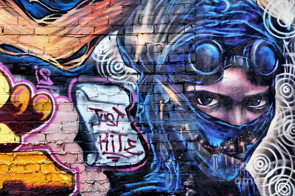 Graffiti Art Print featuring the photograph Steam Punk by Andrea Kollo
