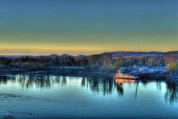 Sunset Moonrise Art Print featuring the photograph Sunset Moonrise by William Fields