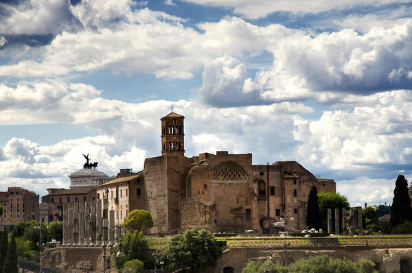 Temple Art Print featuring the photograph Temple of Venus and Roma by Fabrizio Troiani