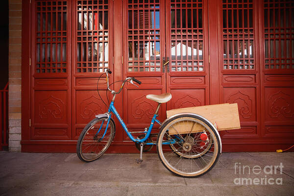 Adult Art Print featuring the photograph Temple Trike by Ei Katsumata