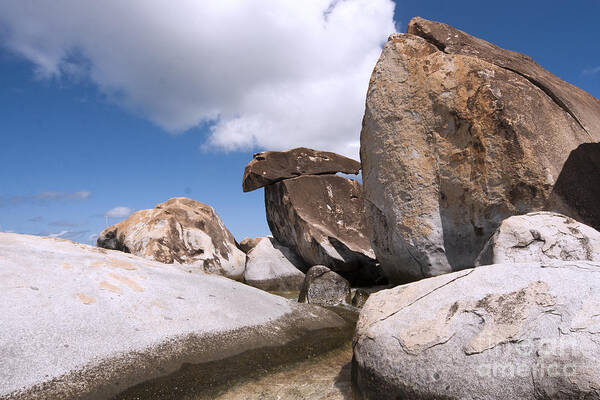 Bvi Art Print featuring the photograph The Baths by Leslie Leda