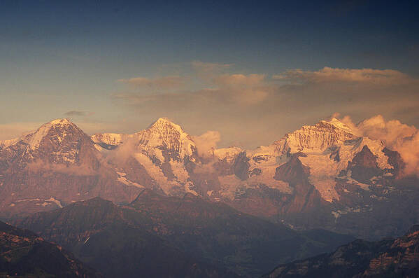 Alps Art Print featuring the photograph The Bernese Alps by Ulrich Burkhalter