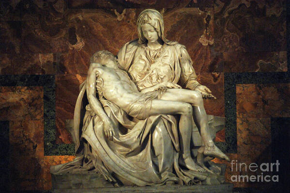  Italy Art Print featuring the photograph The Pieta by Bob Christopher