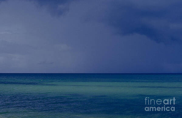 Ocean Art Print featuring the photograph The Weather is changing by Heiko Koehrer-Wagner
