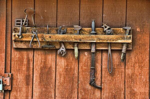Still Life Art Print featuring the photograph Tool Shed by Jan Amiss Photography