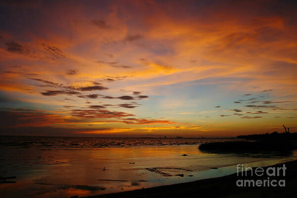 Sunset Art Print featuring the photograph Twilight Colors by Joan McCool