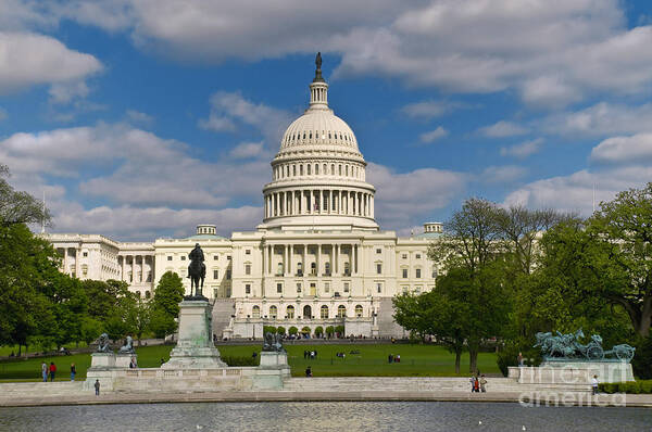 Capitol Art Print featuring the photograph United States Capitol by Jim Moore