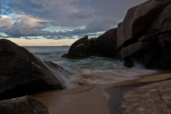 Water Art Print featuring the photograph Up and Over by Greg DeBeck