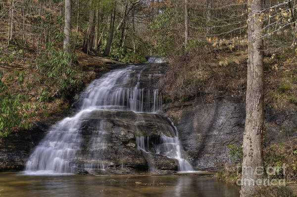 South Carolina Waterfalls Art Print featuring the photograph Wildcat Creek Falls II by David Waldrop