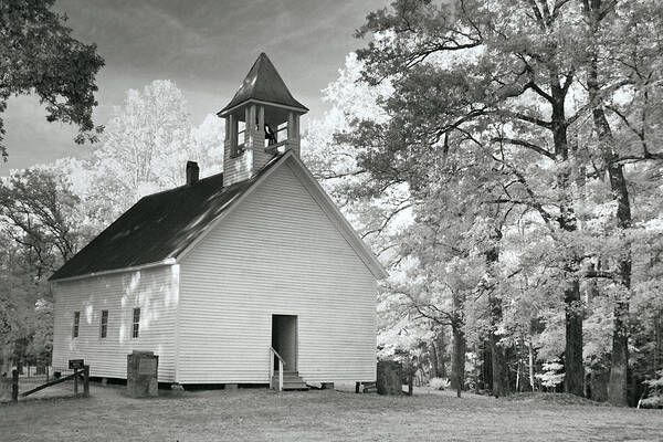 Church Art Print featuring the photograph Wildwood Church by Mary Almond