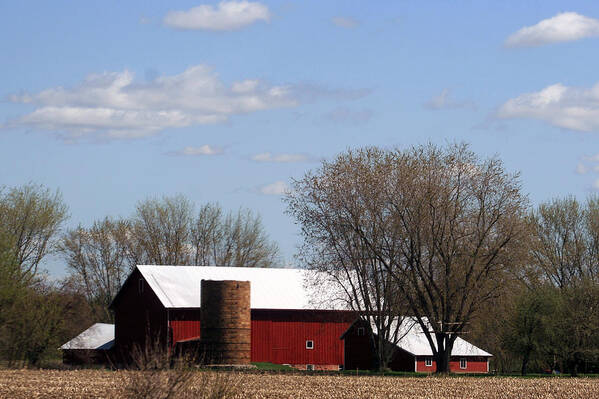 Wisconsin Art Print featuring the photograph Wisconsin Farm by Kay Novy
