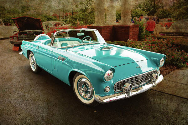 1956 Ford Thunderbird Art Print featuring the photograph 1956 Ford Thunderbird 5510.04 by M K Miller