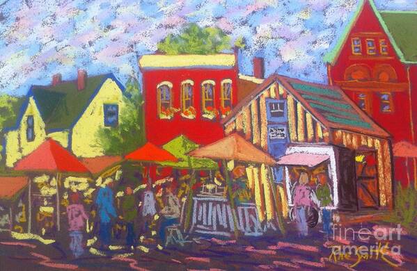 Market Art Print featuring the pastel Annapolis Royal Market #1 by Rae Smith