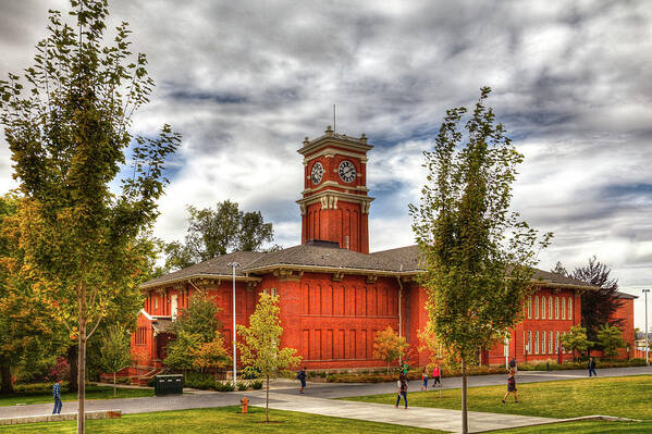 Washington State University Art Print featuring the photograph Bryan Hall on the WSU Campus by David Patterson